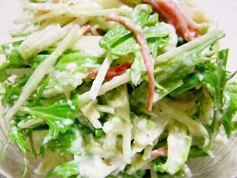 水菜の白和えサラダ